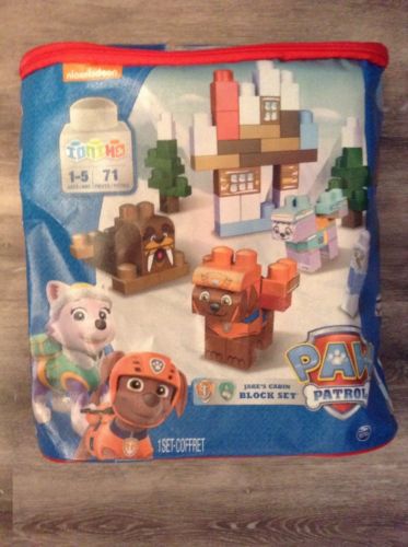 Paw patrol, Jake's cabin block set. New 71 pieces