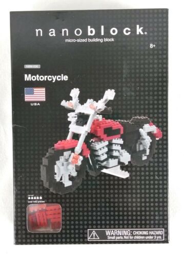 NEW Motorcycle Nanoblock Micro Sized Building Block Construction Toy Kit Kawada