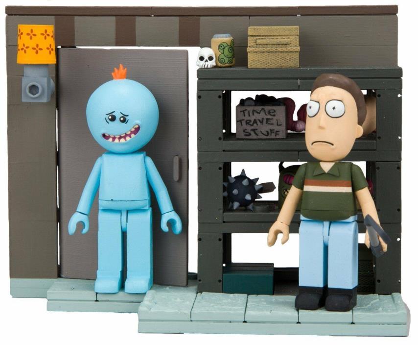 McFarlane Toys Rick and Morty Smith Family Garage Rack Small Building Set