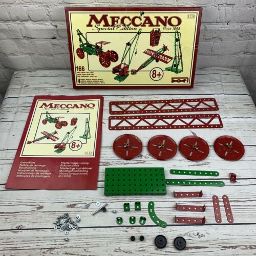 Meccano Special Edition Model Construction Set 166 Pieces 4 Models INCOMPLETE