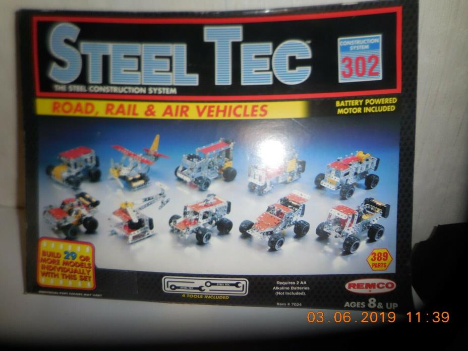 Steel Tec Construction System 302 (not complete) 253 parts