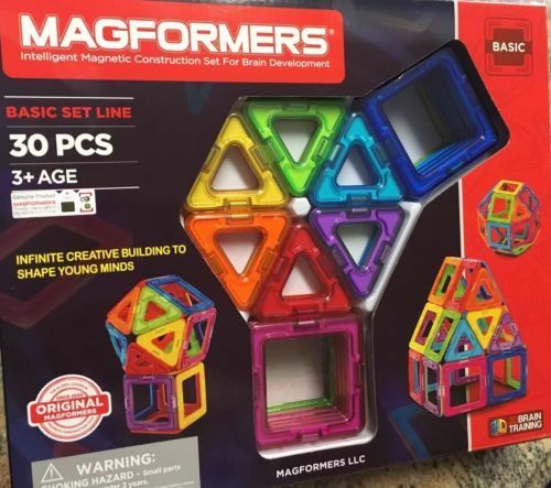 NEW Magformers Inspire 30pc Set 3D Brain Training Stimulating STEM Toy