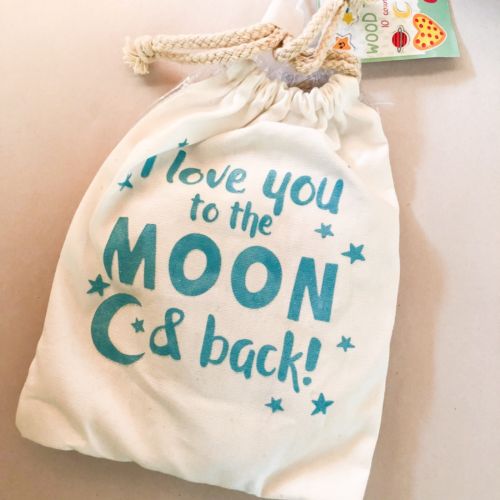 Target Dollar Spot Planet Space Moon Love Valentine Toy Play Set Wooden Figures