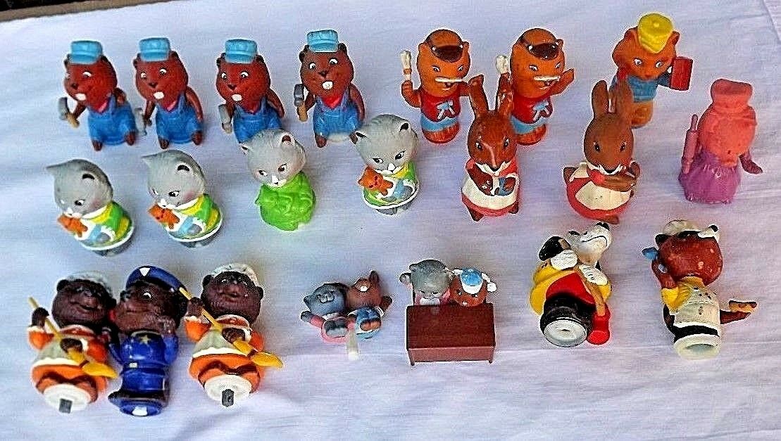 Estate Lot of 21 Mattel 1975 Hub Bubs Happy Hollow Sample Figures
