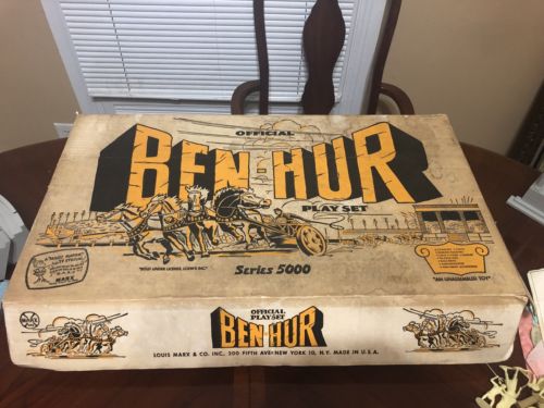 RARE MARX BEN HUR 5000 #4701 BOX WITH INSERT (box only, no contents)