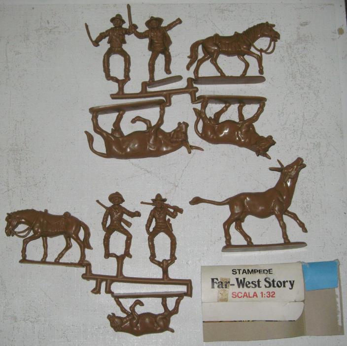 Far West 1/32 Scale Stampede Figures