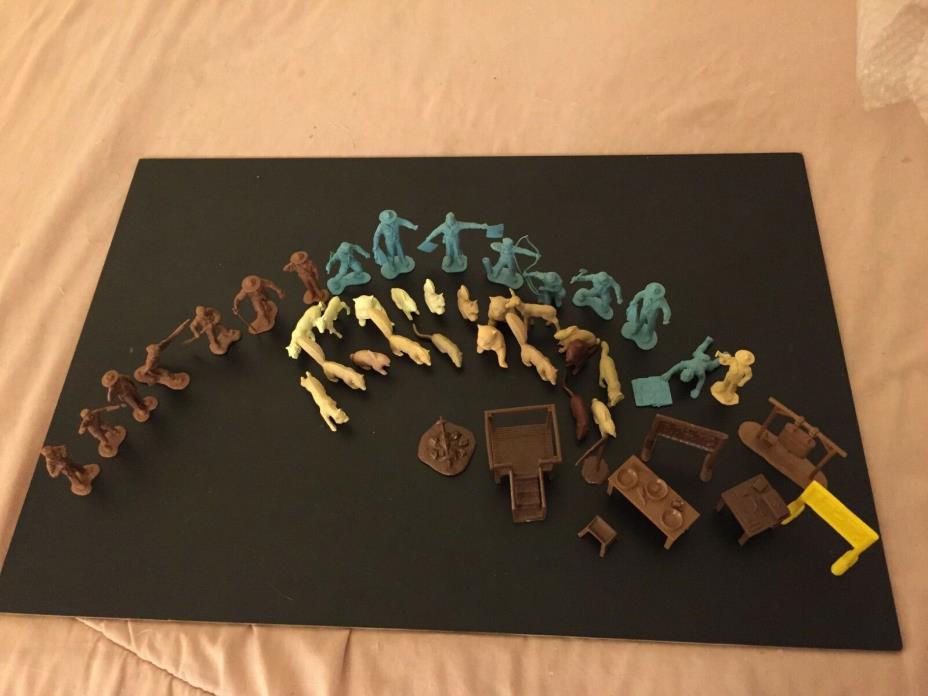 Marx Original-Vintage Boy's Camp Playset Figures & Accessories