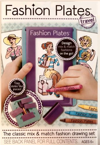 Fashion Plates Travel Kit by Kahootz Dress Design New