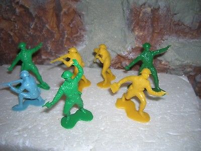 MARX 54MM WWII BRITISH FRENCH  PLAYSET FIGURES TOY SOLDIERS 54MM RECASTS