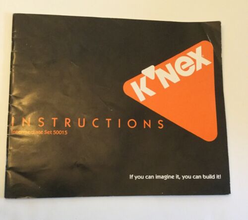KNEX INSTRUCTIONS MANUAL (ONLY) Intermediate Set 50015