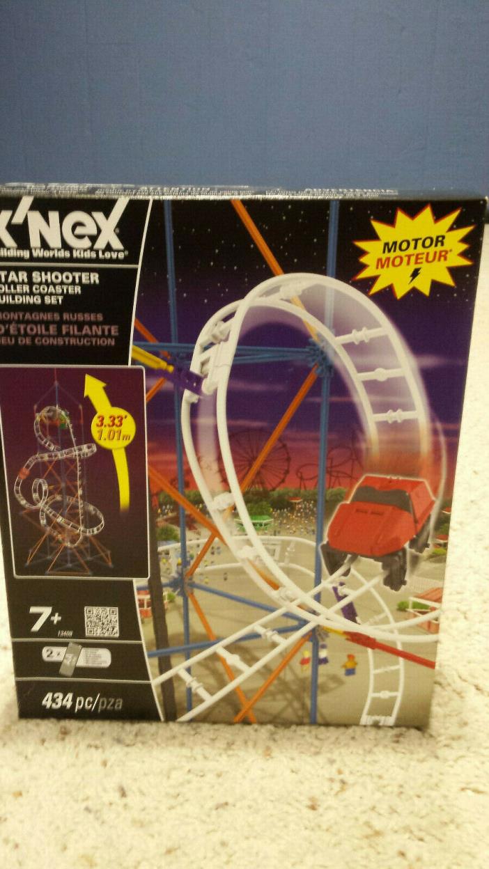 K'NEX Star Shooter Roller Coaster Amusement Park NEW 434 pcs Motorized Building