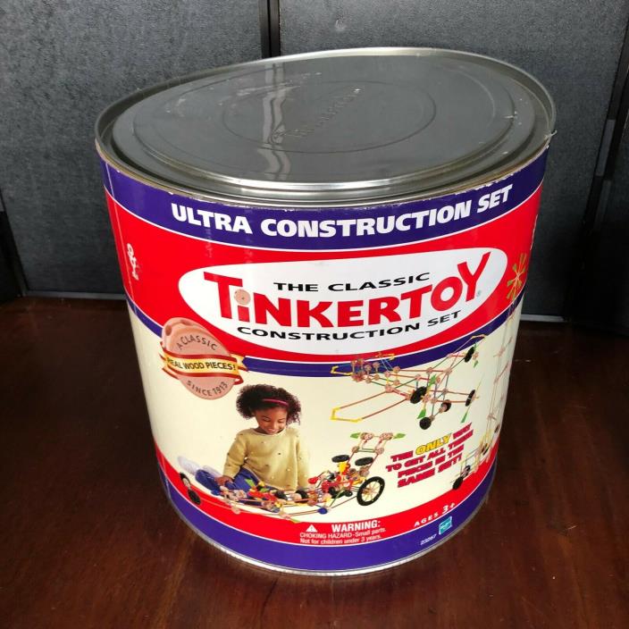 CLASSIC TINKERTOY 250 PIECE CONSTRUCTION SET  in great CONDITION