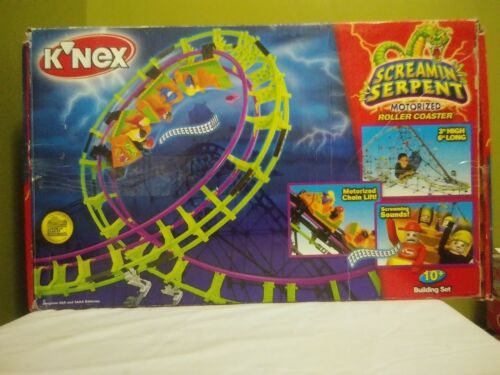 K'NEX Screamin' Serpent Motorized Roller Coaster Building Set 63153