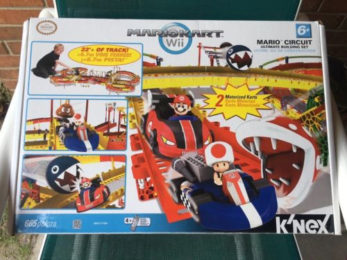HUGE Complete K'nex Mario Kart Wii Circuit Ultimate Building Set Race