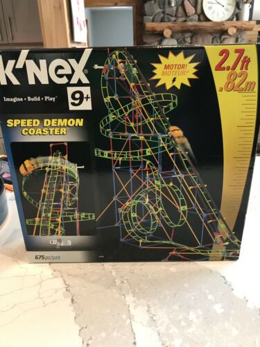 Knex Speed Demon Coaster : Roller Coaster :  Building Set : Motorized : COMPLETE