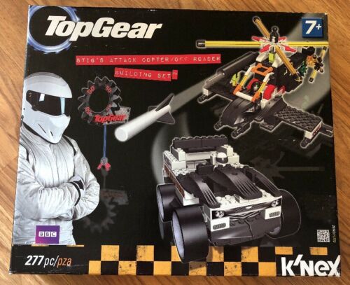 Top Gear K’nex Stigs Attack Copter 277 Pieces Brand New Still Sealed