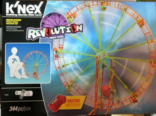K’NEX Revolution Ferris Wheel Building Set 344 Pieces with Battery Powered Motor