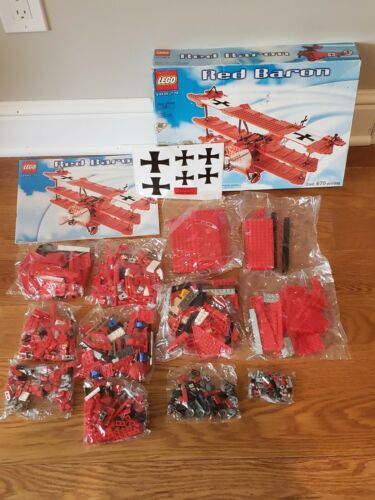 NEW/SEALED BAGS LEGO 10024 RED BARON- Opened box-100% complete- NEW!!