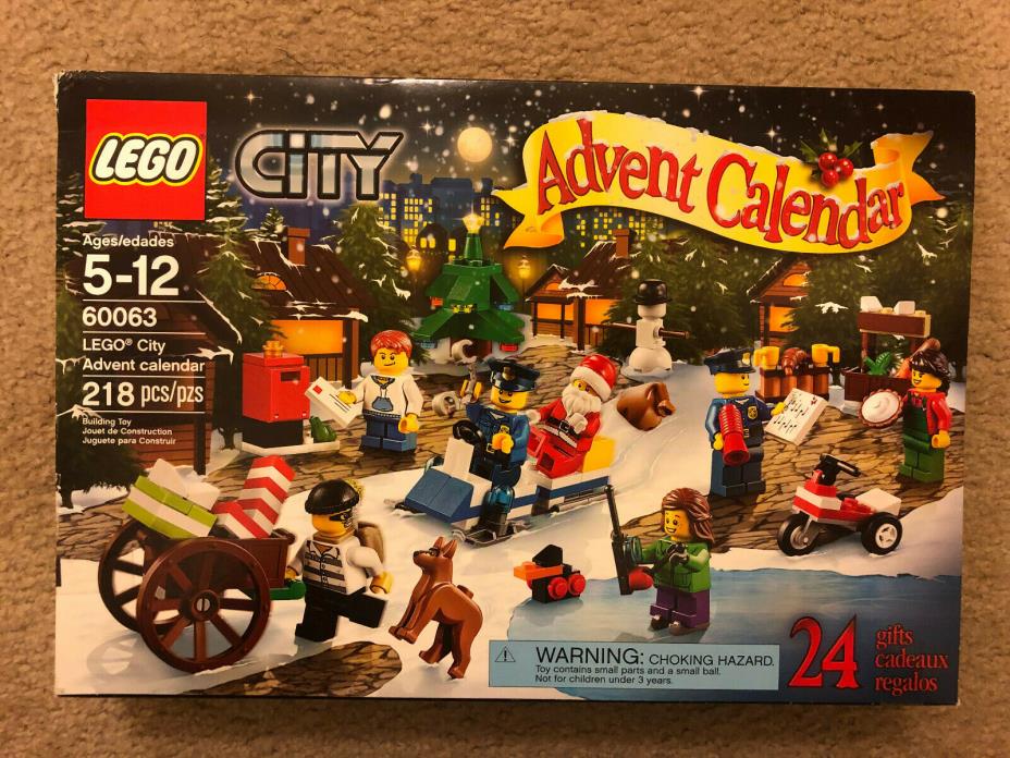 LEGO City 60063 Advent Calendar 2014 Christmas Retired Brand New