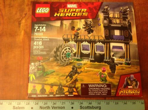 LEGO Marvel Super Heroes 2018 Corvus Glaive Thresher Attack 416 Pcs 76103