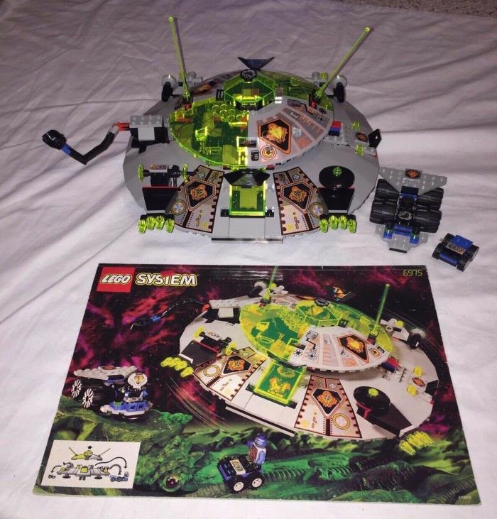 Lego 6975 UFO Space ALIEN AVENGER Complete Ship Instructions Substitute Figures