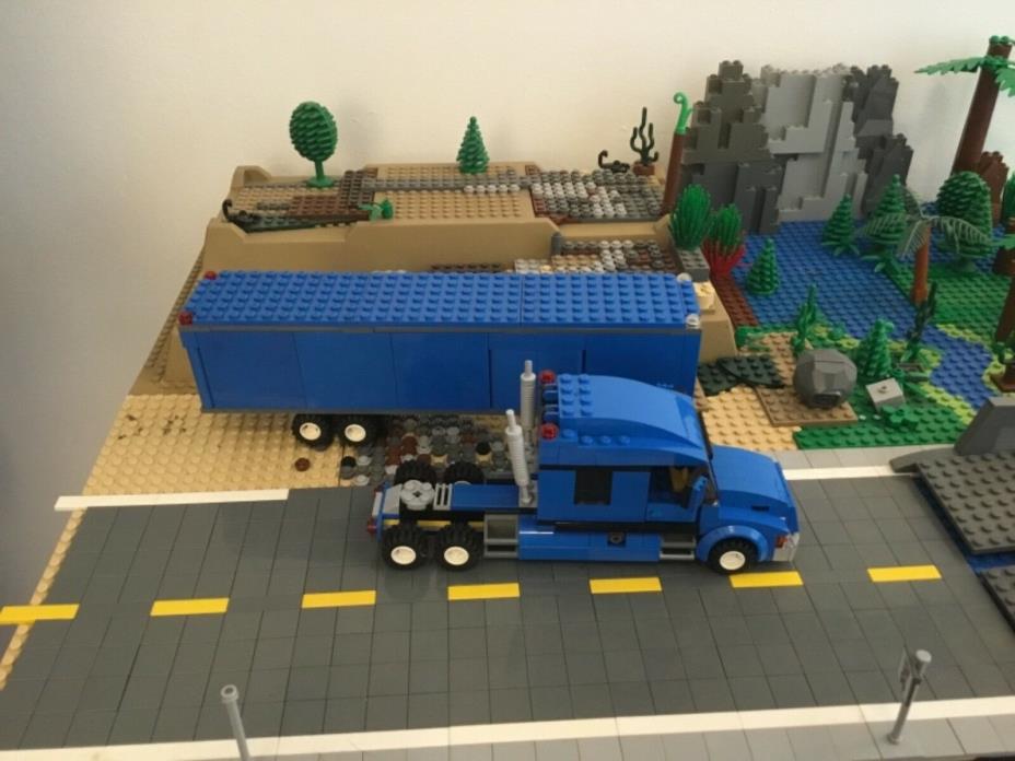 Lego Semi Truck & Trailer