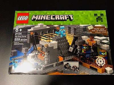 BRAND NEW & FACTORY SEALED Lego Minecraft The End Portal Set 21124