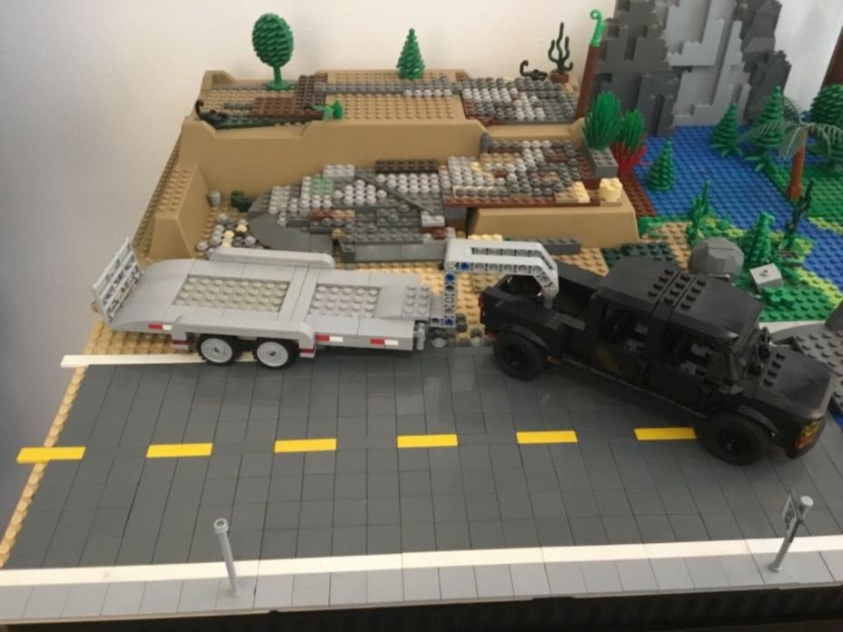 Lego Custom Pick-up & Gooseneck Trailer