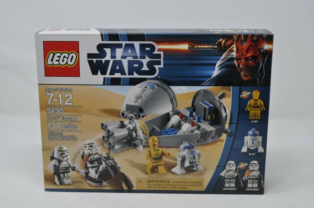 LEGO #7106 Star Wars Droid Escape C-3PO R2-D2 Brand New Unopened Sealed Retired