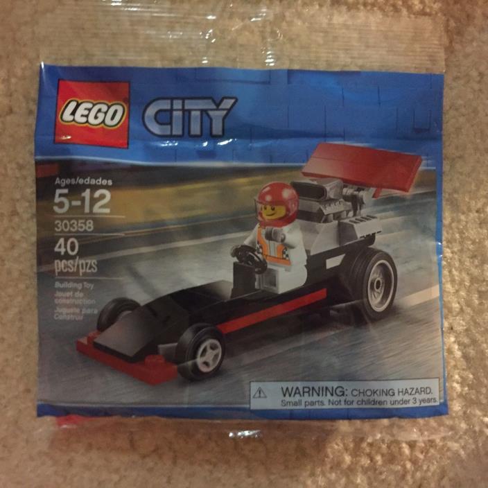 NEW LEGO CITY DRAGSTER DRAG RACER SET 30358 RACE CAR