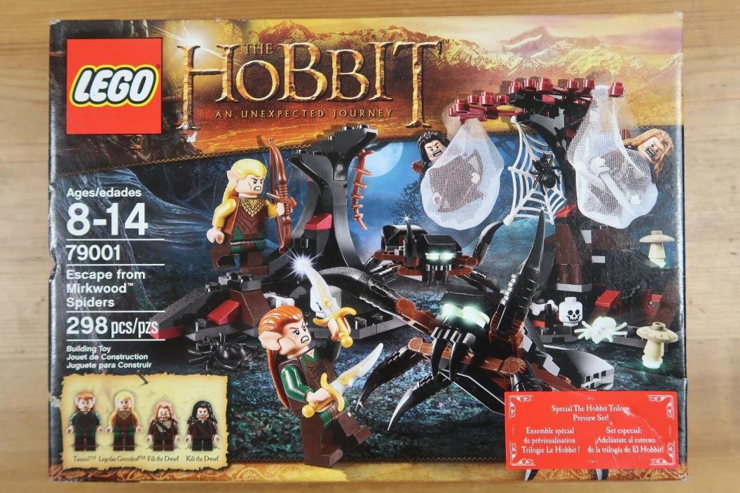 BRAND NEW LEGO 79001 The Hobbit Escape from Mirkwood Spiders