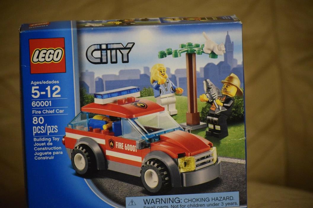 LEGO #60001 Fire Chief Car -  set w/Original Box and Instructions