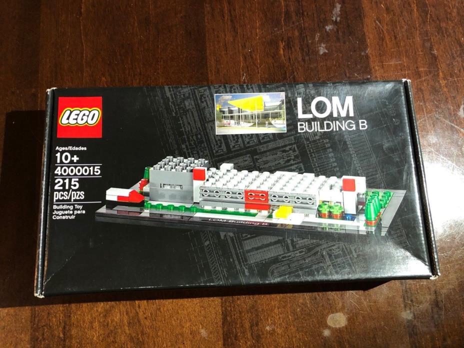 Lego 4000015 LOM Building B Super Rare Employee Exclusive Set, New and Sealed