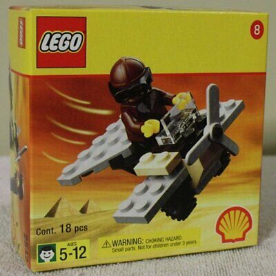 LEGO Lego Shell Gas Promo # Airplane Pilot 18pcs