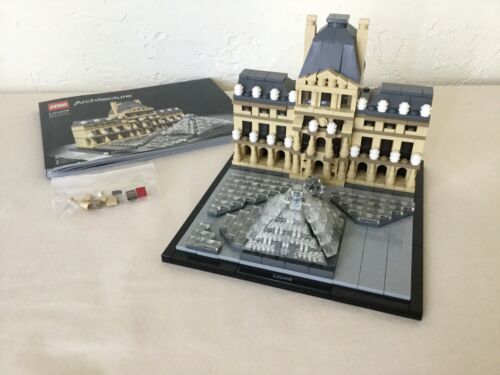 LEGO Architecture 21024 Louvre - 100% Complete w/ book + box