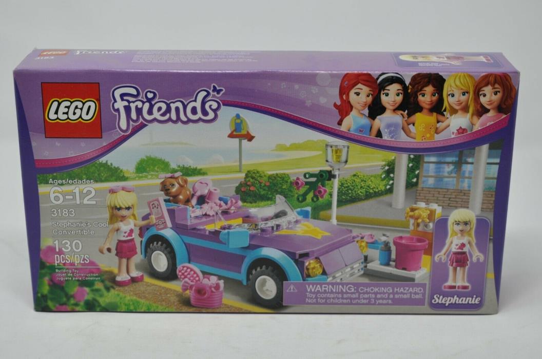 LEGO Friends #3183 Stephanie's Cool Convertible NEW SEALED UNOPENED RETIRED