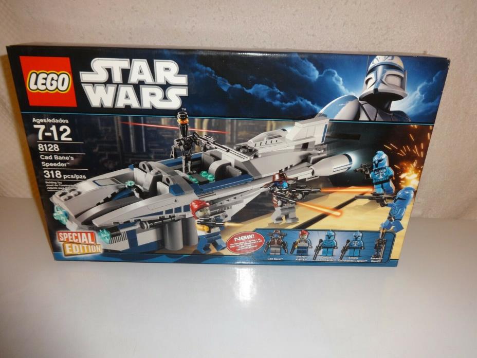 LEGO 8128 Star Wars Cad Bane's Speeder SPECIAL EDITION NEW IN BOX CLONE WARS