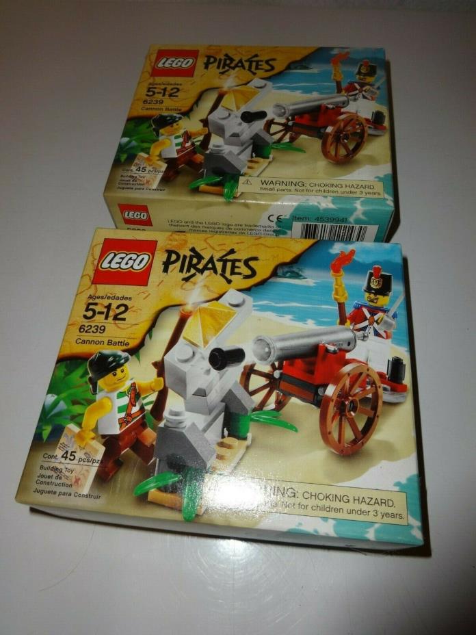 Lego 6239 Pirates Cannon Battle for TWO! NEW IN BOX!