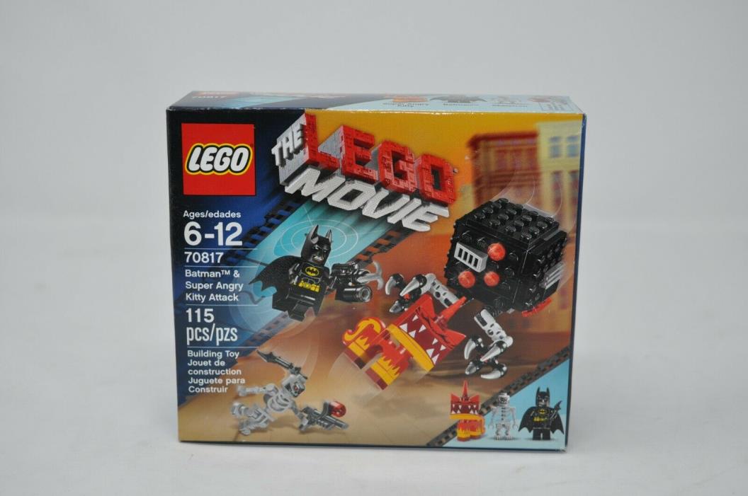 LEGO #70817 LEGO MOVIE Batman & Super Angry Kitty Attack NEW SEALED RETIRED