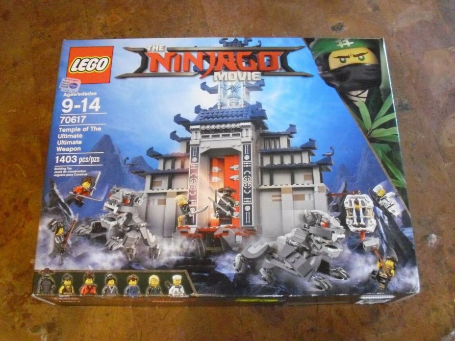 Authentic Lego Ninjago Movie 70617 Temple of The Ultimate Ultimate Weapon New
