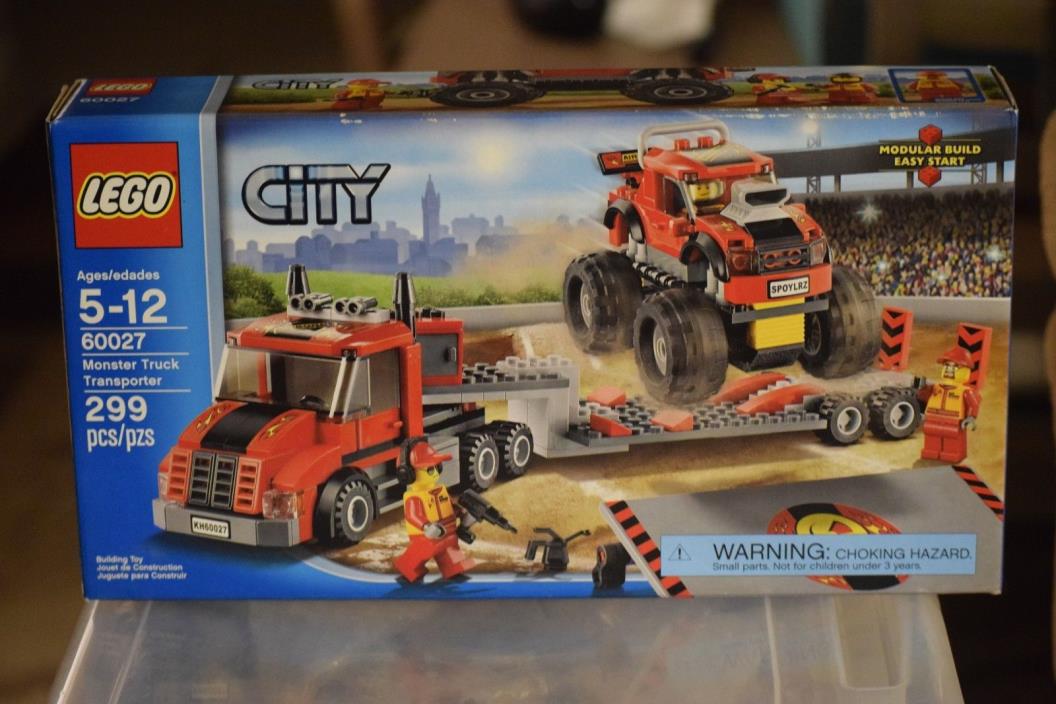 LEGO #60027 City Monster Truck Transporter w/Box and Instructions