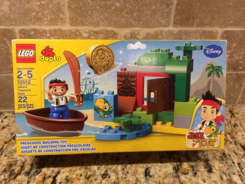 LEGO Duplo Jake's Treasure Hunt 10512 Brand New Sealed Set 22 Pcs Neverland