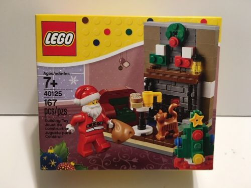 LEGO 2015 Holiday Set - 40125 - Santa's Visit - New + Sealed - Christmas RETIRED