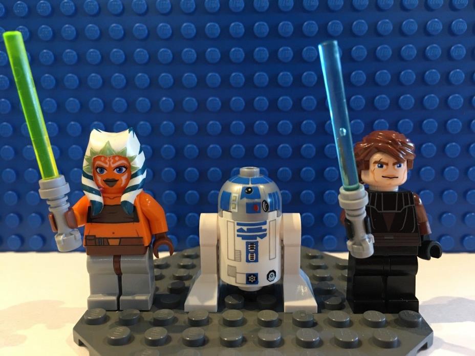 LEGO Star Wars Clone Wars R2-D2, Ashoka & Anakin Y-wing Starfighter 8037 Lot