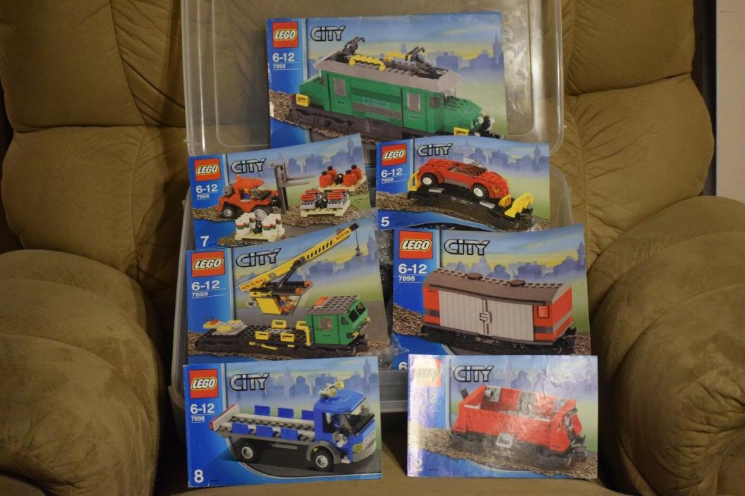 LEGO #7898 Cargo Train Deluxe - Instructions included -  no box