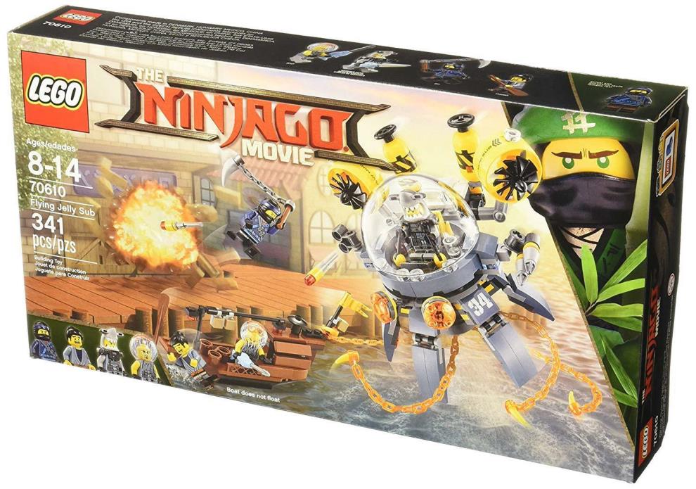 LEGO THE NINJAGO MOVIE: FLYING JELLY SUB (70312) - NEW IN THE FACTORY SEALED BOX