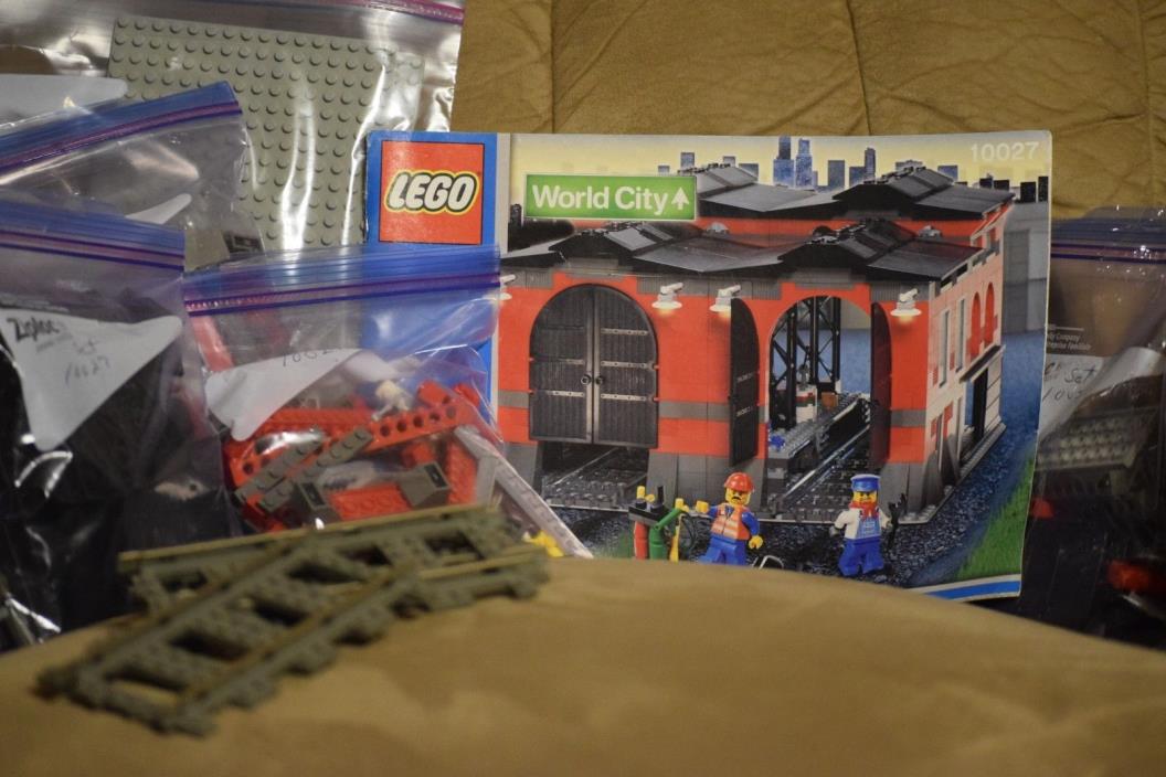 LEGO #10027 World City Train Shed w/Instructions, No Box