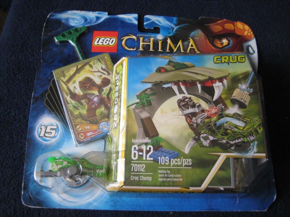 LEGO LEGENDS OF CHIMA ~ 70112 ~ CRUG Croc Chomp - NEW...