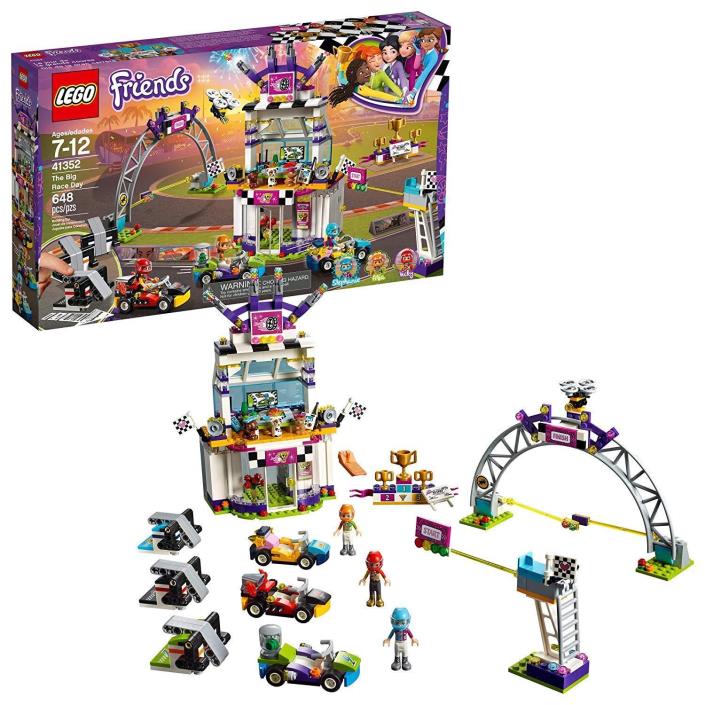 Lego Friends The Big Race Day Building Kit (648 Piece), Multicolor FREE SHIP