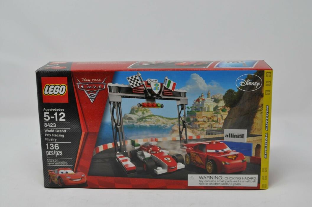 Lego #8423 Disney Cars 2 World Grand Prix Racing Rivalry SEALED NEW RETIRED